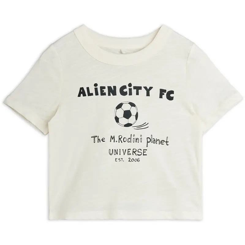 Mini Rodini Off-White Alien City Fc Sp Ss Tee 1