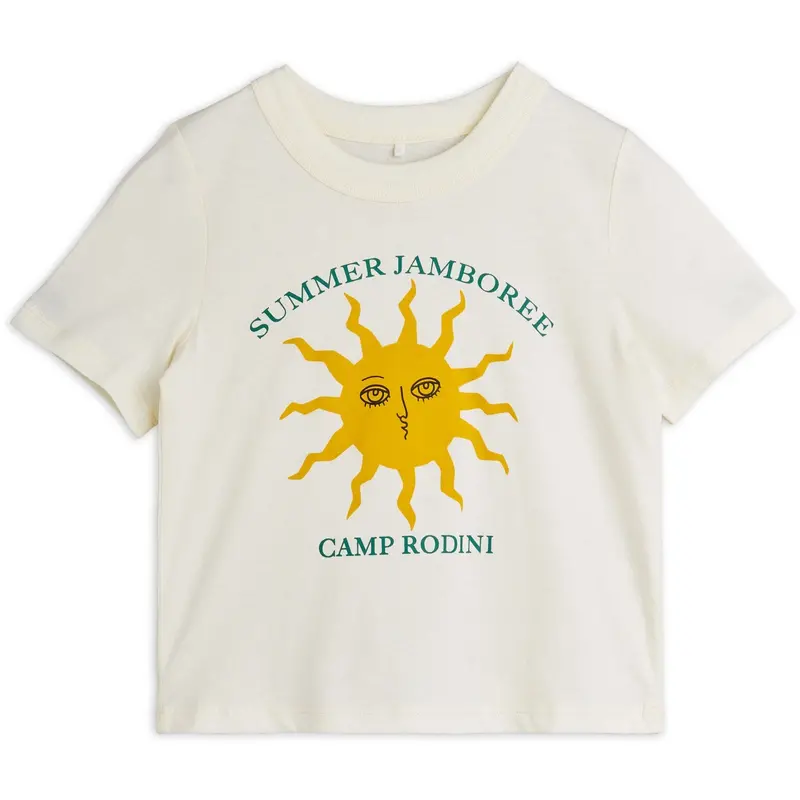 Mini Rodini Offwhite Sun Sp Ss Tee 1