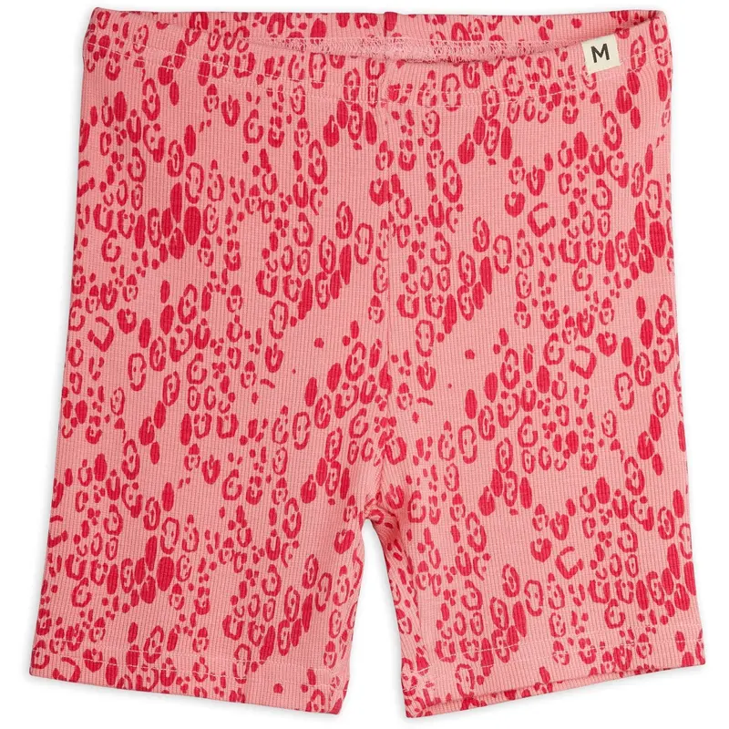 Mini Rodini Pink Mini Leopard Aop Bike Shorts 1