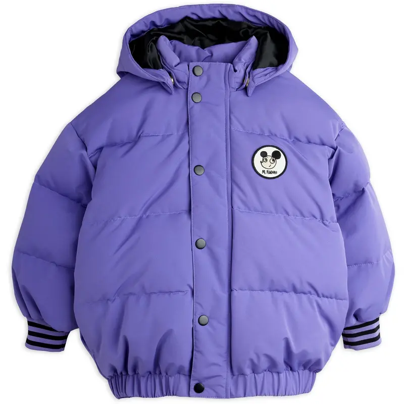 Mini Rodini Purple Ritzratz Patch Puffer 1