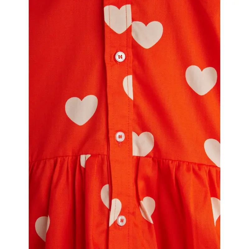 Mini Rodini Red Hearts Aop Woven Ls Dress 2