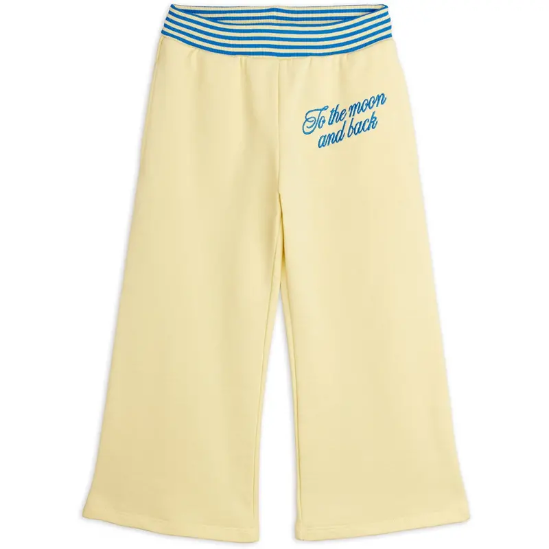 Mini Rodini Yellow To The Moon Emb Sweatpants 1