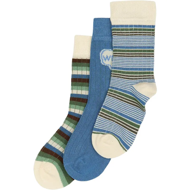 Minipop® Blue Mix Minipop® Season Bamboo Socks 3 Pcs 1