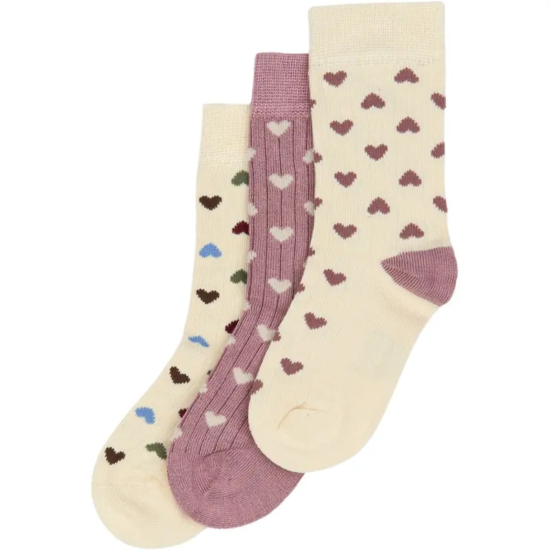 Minipop® Heart Mix Minipop® Season Bamboo Socks 3 Pcs 1