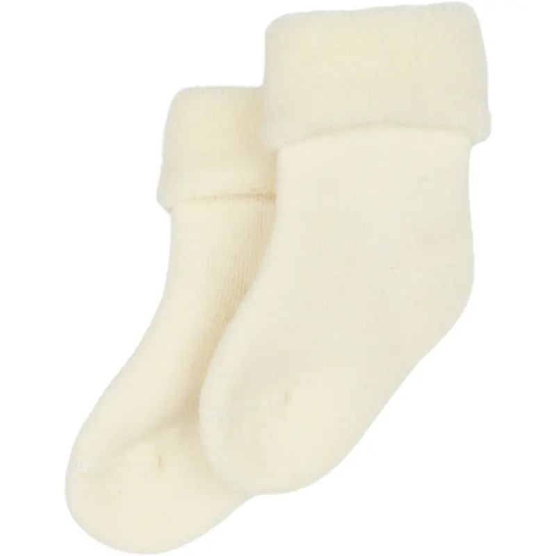Minipop® Off White Minipop Wool Baby Sock 1