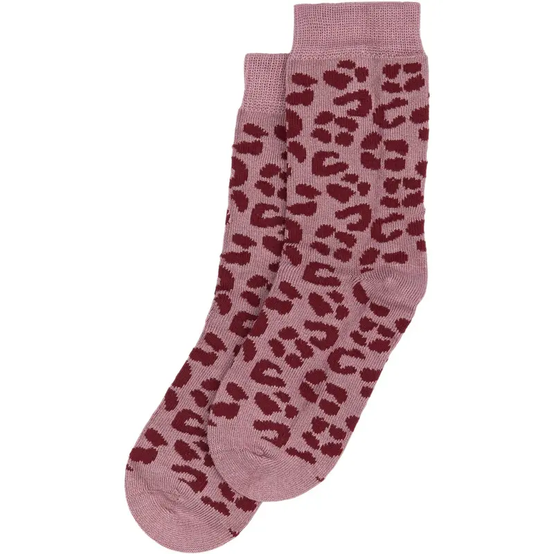 Minipop® Pale Pink Leo Minipop® Bamboo Wild Socks 1