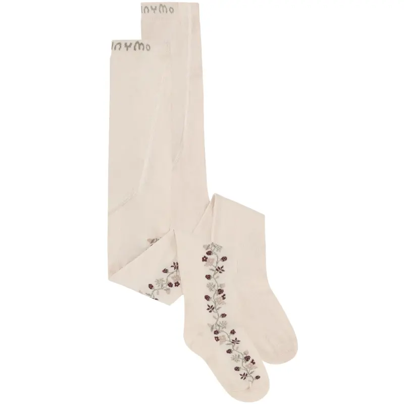 Minymo Birch Stockings W. Pattern 2-Pack 1