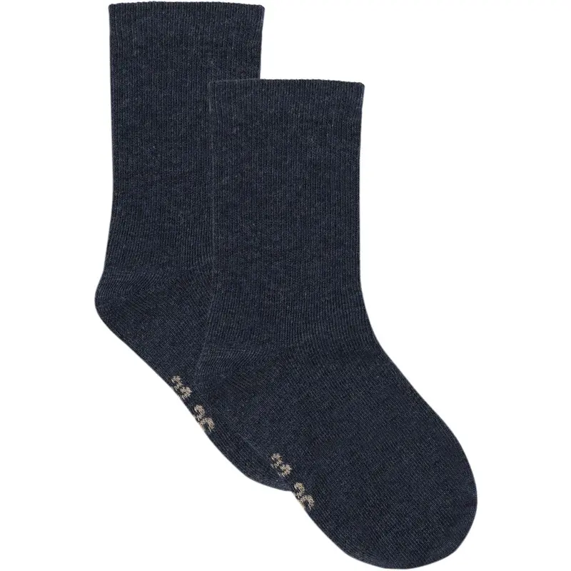 Minymo Blue Nights Melange Perfect Basic Socks (2-Pack) 1