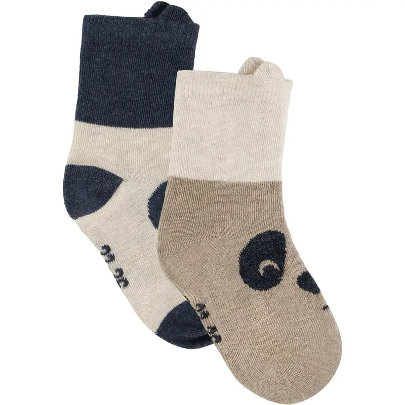 Minymo Blue Nights Socks W. 3D Effect (2-Pack) 1
