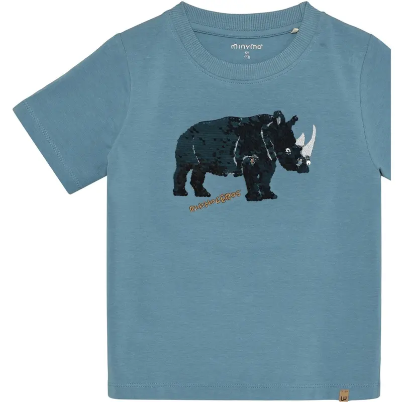 Minymo Blue Shadow T-Shirt Ss 1