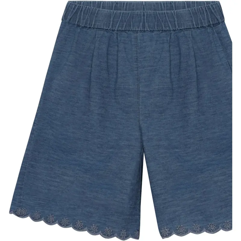 Minymo Faded Denim Bermuda Shorts Chambrey 1