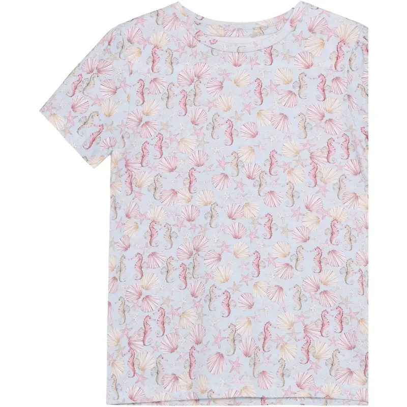 Minymo Illusion Blue T-Shirt Ss Aop 1