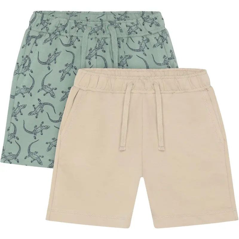 Minymo Lily Pad Sweat Shorts 2-Pack 1