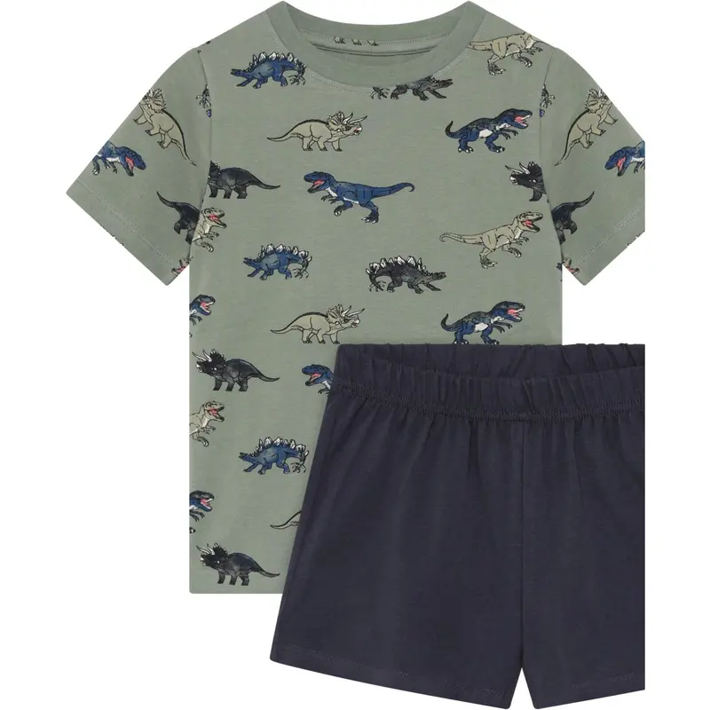 Minymo Lily Pad T-Shirt+Short Set Aop 1