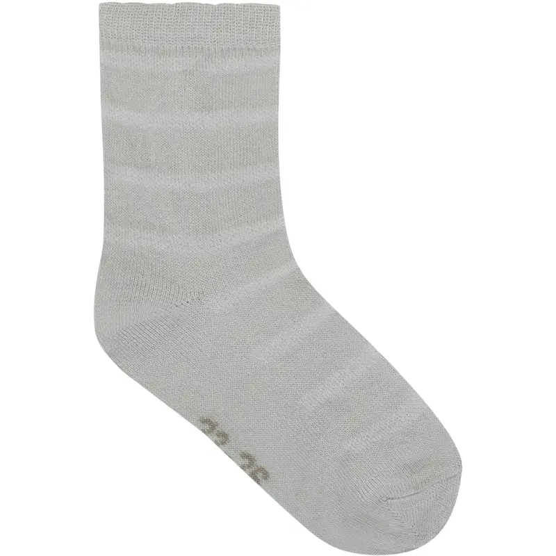 Minymo Night Gray Socks W. Knit 5-Pack 4