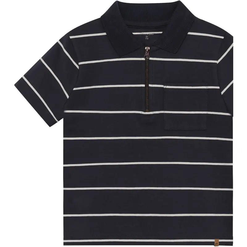 Minymo Odyssey Gray Polo T-Shirt Ss Y/D 1