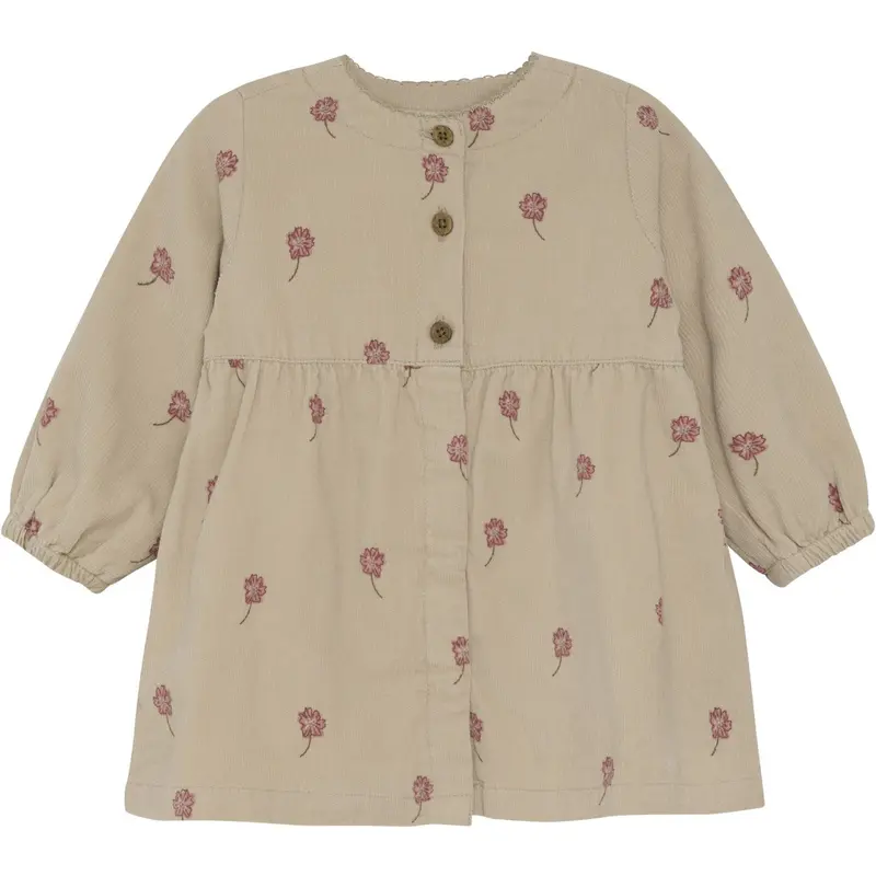 Minymo Oxford Tan Dress Corduroy W. Lining 1