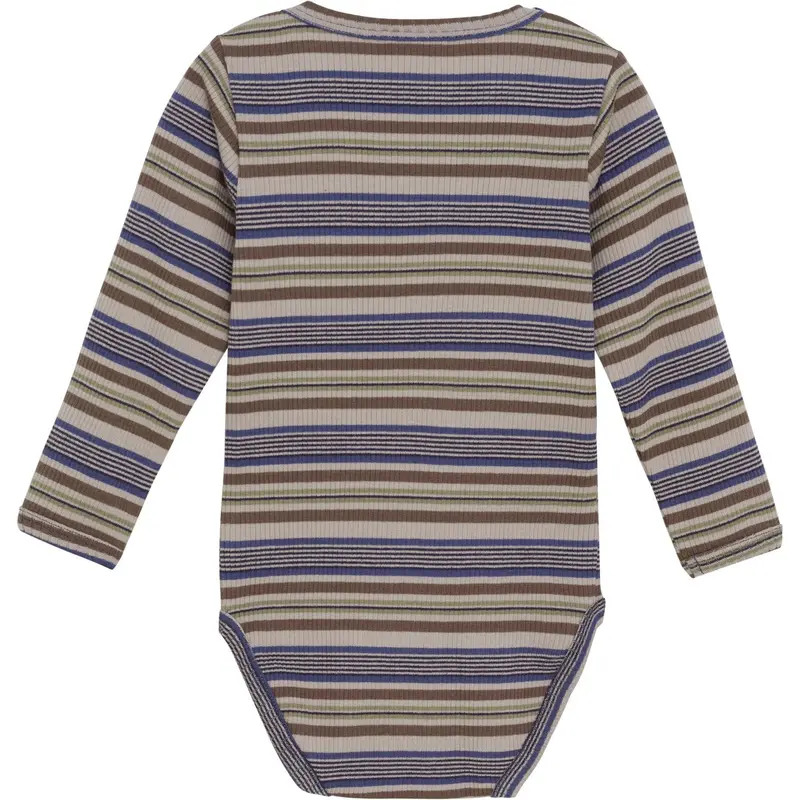 Minymo Parisian Night Body Ls Y/D Rib 3