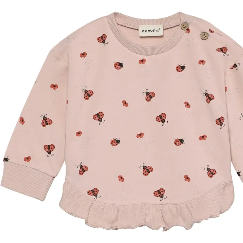 Minymo Peach Whip Sweatshirt Ls Aop 1