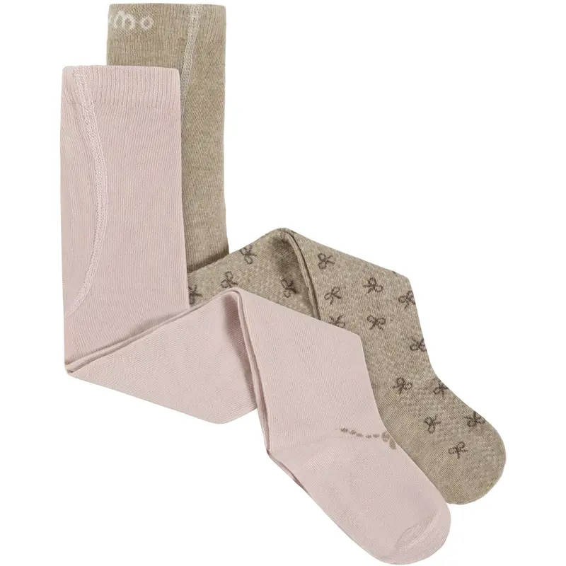Minymo Shell Stockings W. Pattern (2-Pack) 1