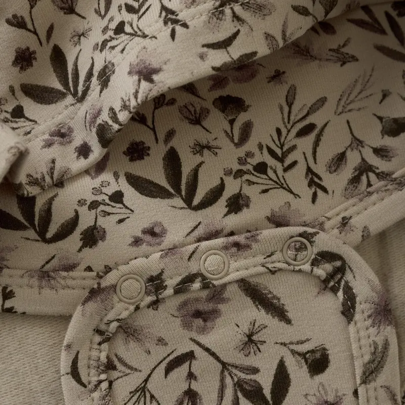 Minymo Smoke Gray Dress Ls Aop Sweat 2