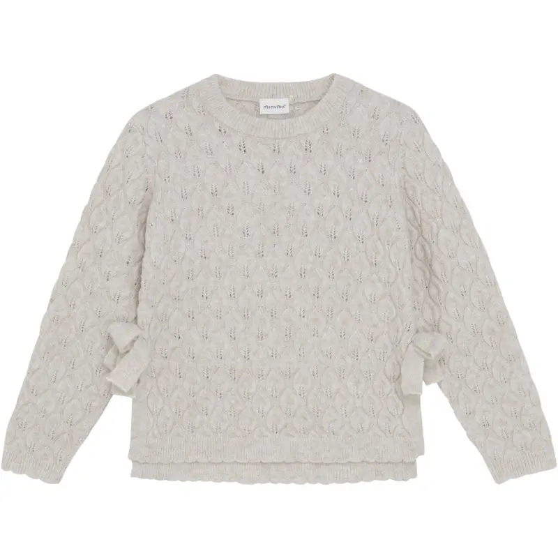Minymo Smoke Gray Pullover Ls Knit 1