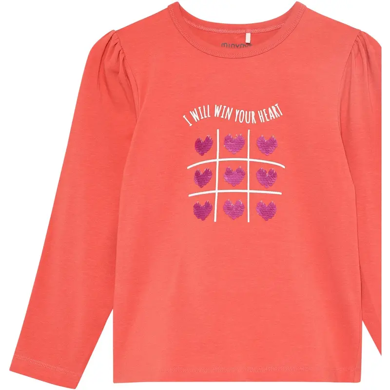 Minymo Spiced Coral T-Shirt Ls 1