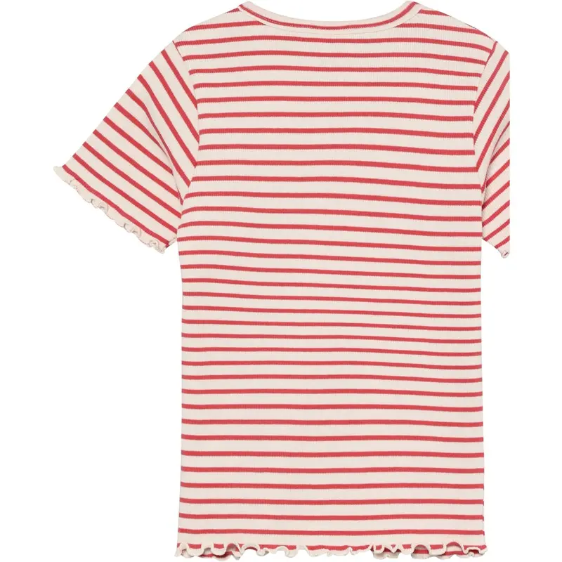 Minymo Spiced Coral T-Shirt Ss Rib 4