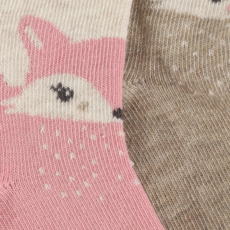Minymo Wild Rose Socks W. 3D Effect (2-Pack) 2