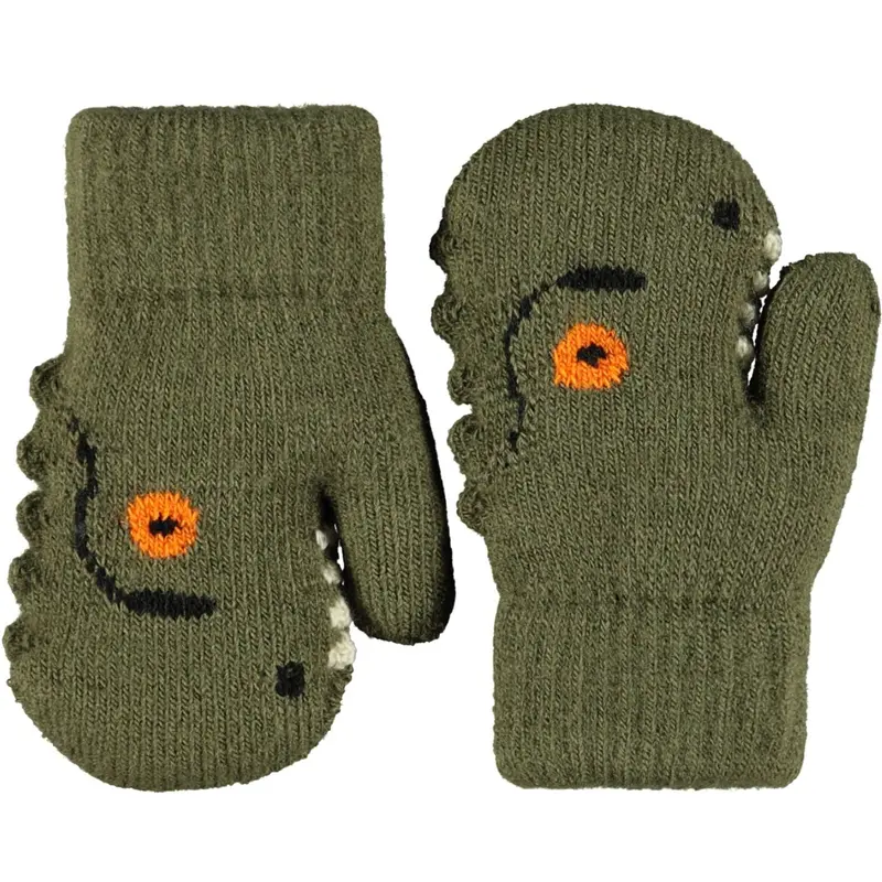 Molo Bark Green Kenau Mittens 1