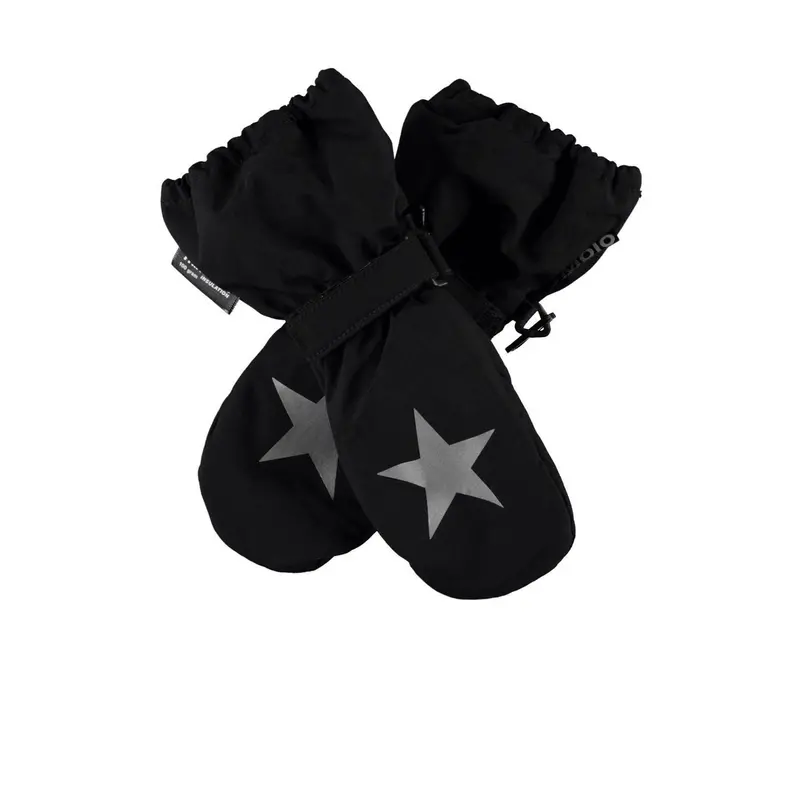 Molo Black Igor Mittens 1