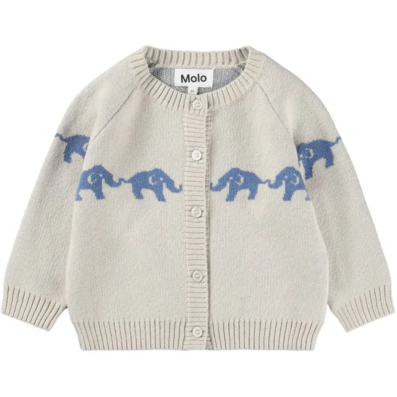 Molo Blue Elephants Bobi Cardigans 1