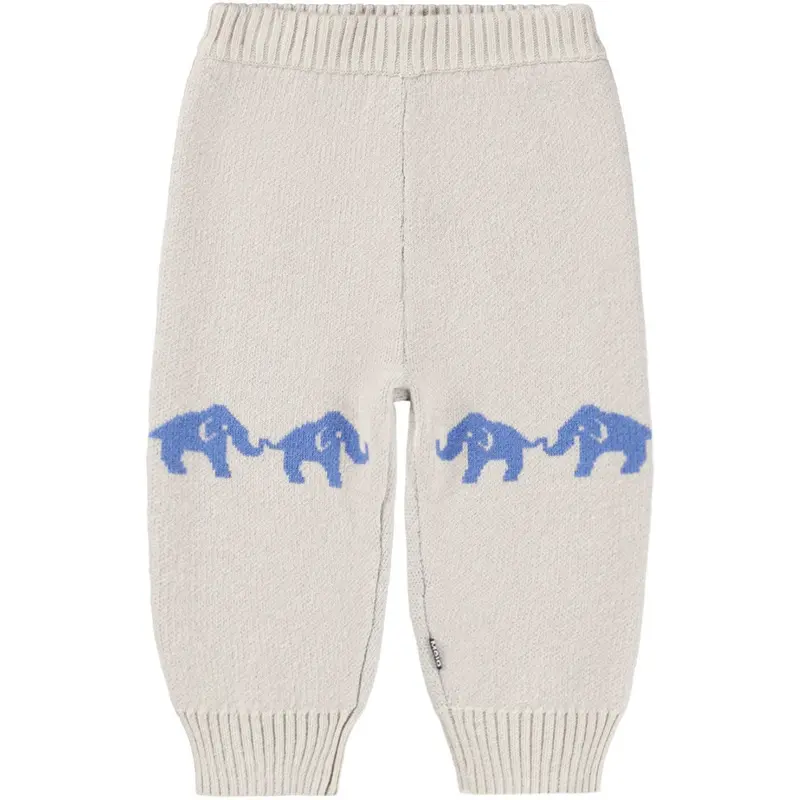 Molo Blue Elephants Sol Soft Pants 1
