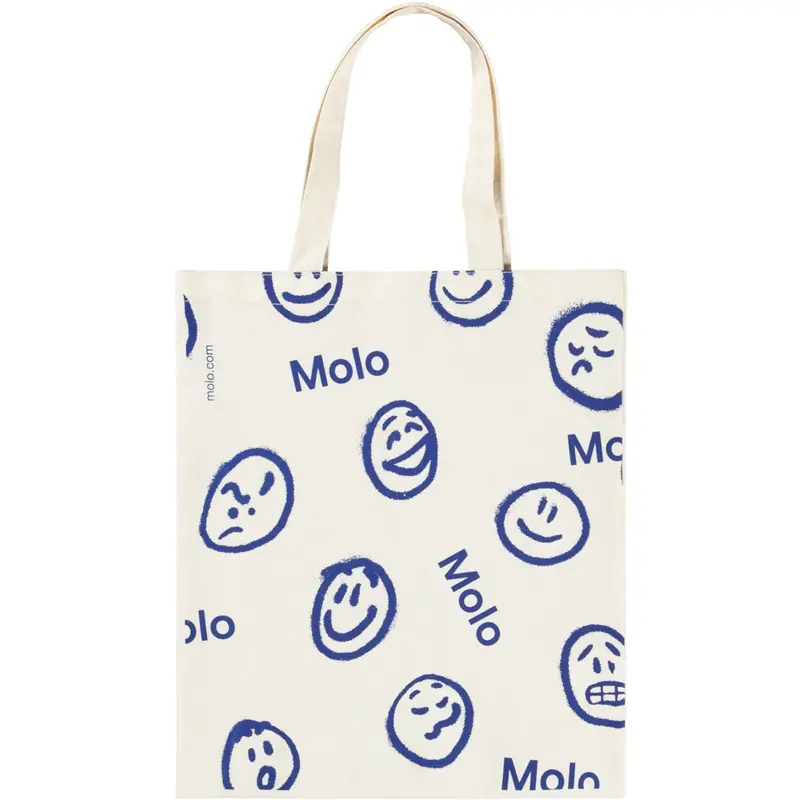 Molo Blue Smile Shopping Bag 1