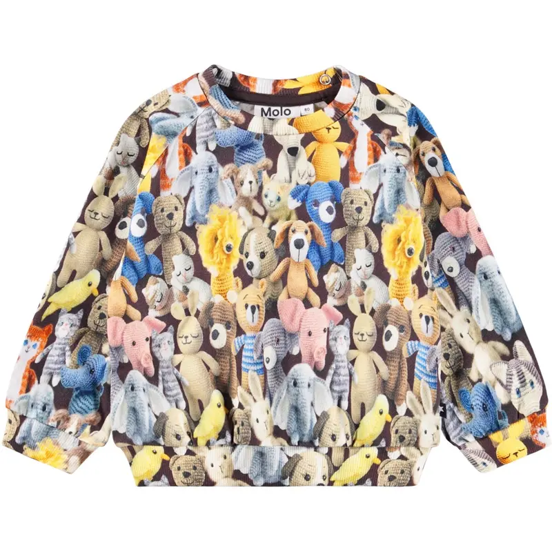Molo Cute Crochet Disc Sweatshirt 1