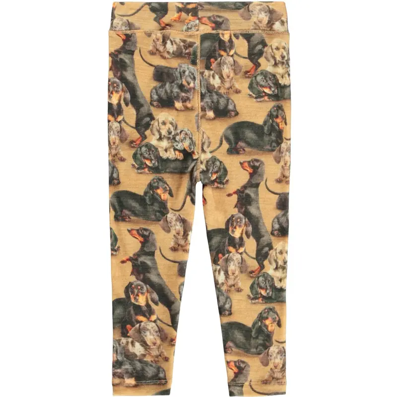 Molo Dachshunds Sting Wool Soft Pants 1