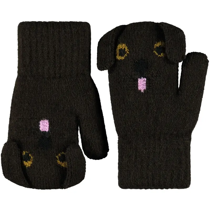 Molo Dark Cocoa Kenau Mittens 1