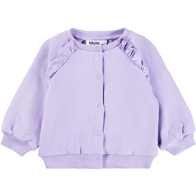 Molo Faded Purple Daphne Sweat Cardigan 1
