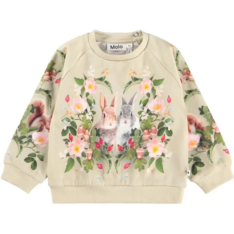 Molo Forest Bunny Disc Sweatshirt 1
