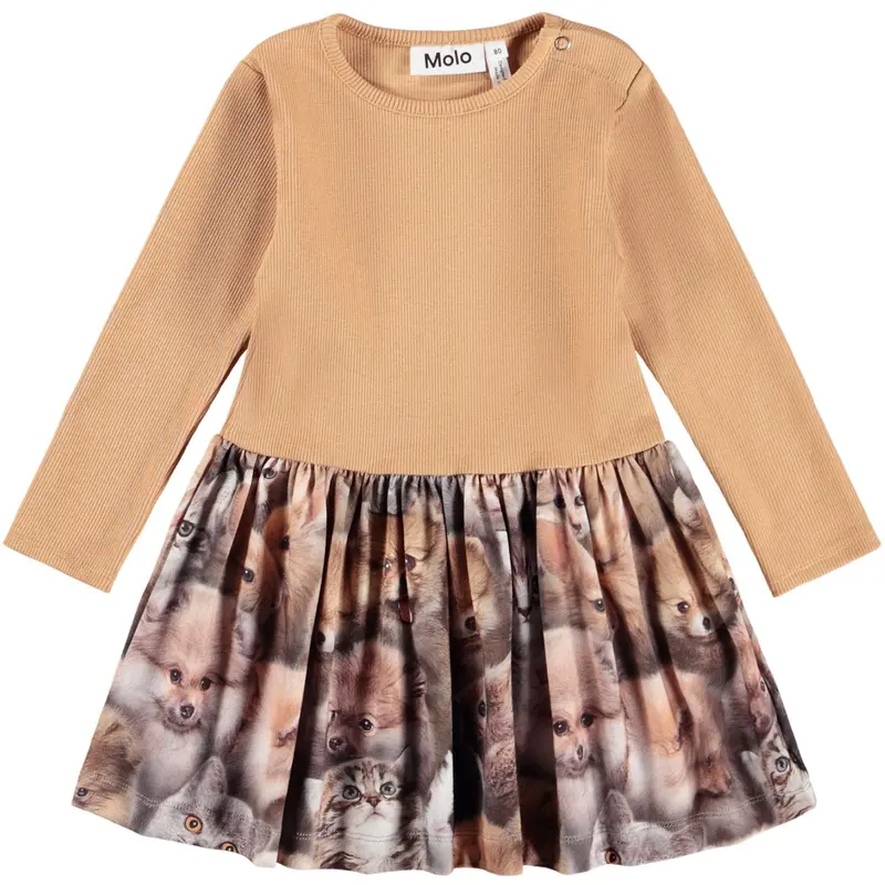 Molo Fuzzy Fluffy Carel Dress Ls 1
