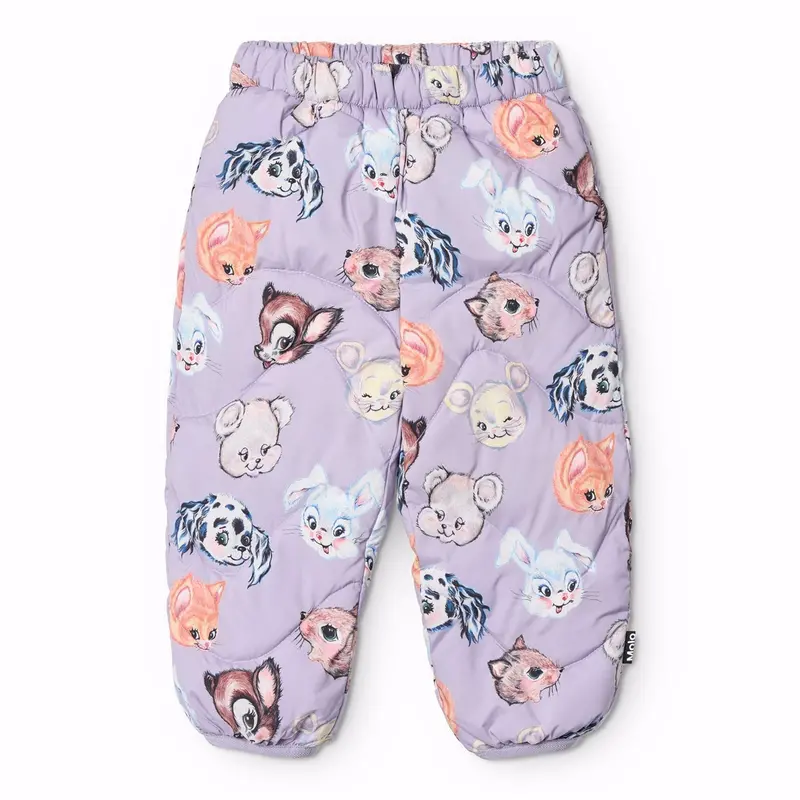 Molo Itty Bitty Purple Percy Woven Pants 1