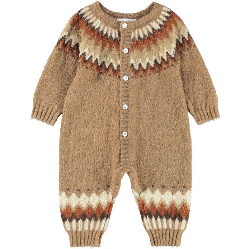 Molo Light Browns Frej Bodysuit Knit 1