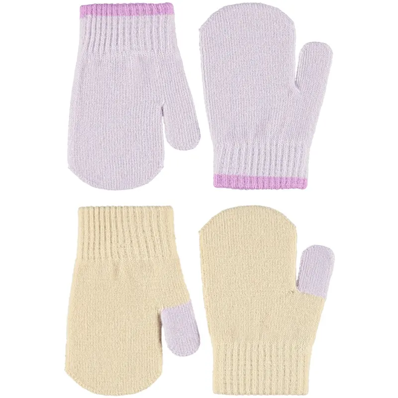 Molo Lilac Marble Kenny Mittens 1