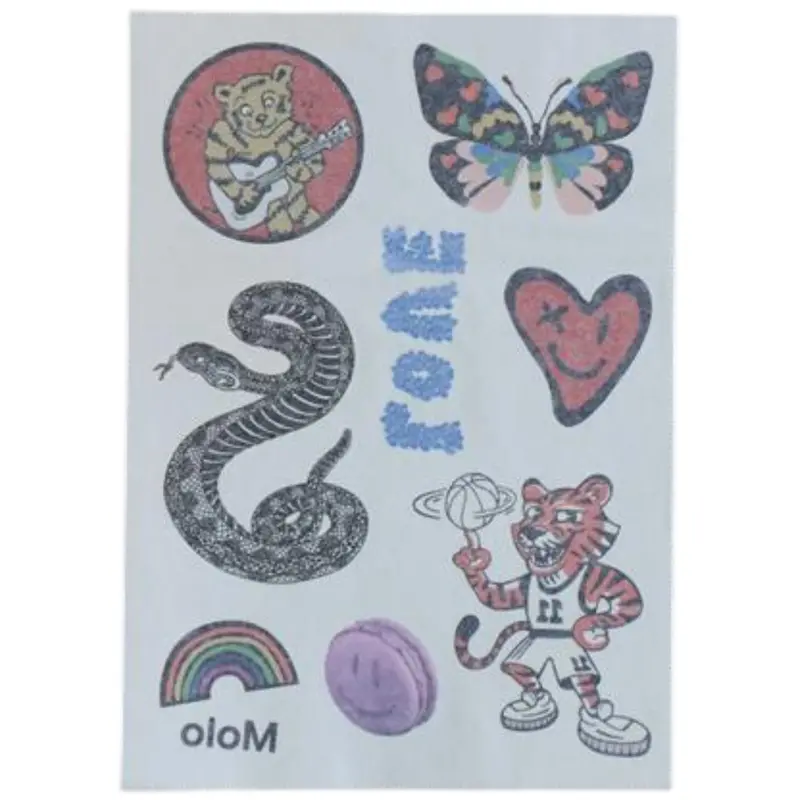 Molo Multi Color Tattoo Sheet S26 1