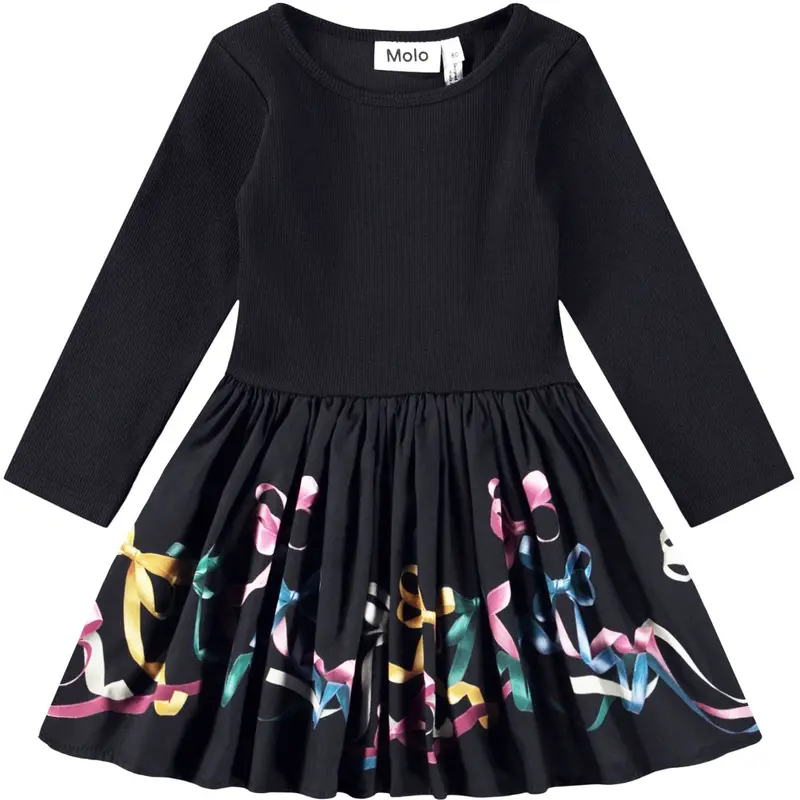 Molo Silk Ribbons Candi Dress Ls 1