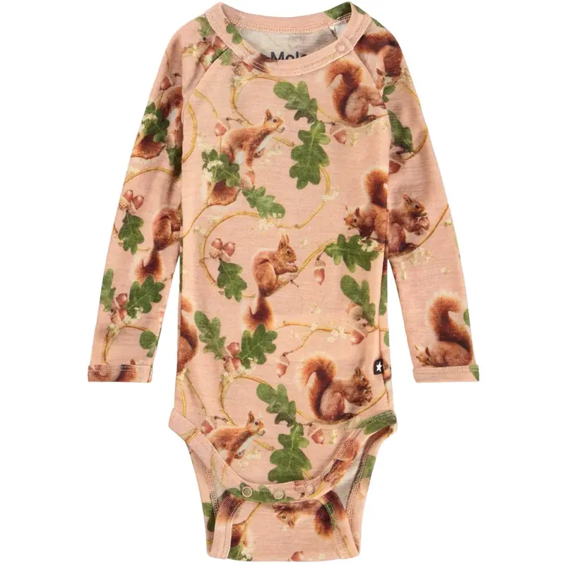 Molo Squirrel Harmony Farai Wool Bodystockings Ls 1