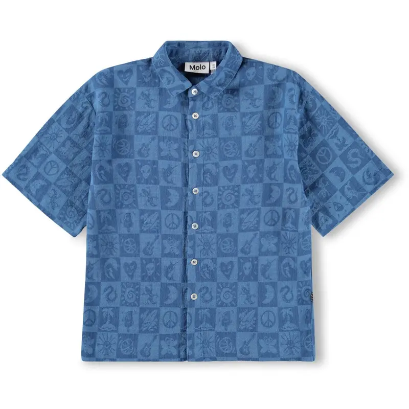 Molo Symbol Check Richie Blouse 1