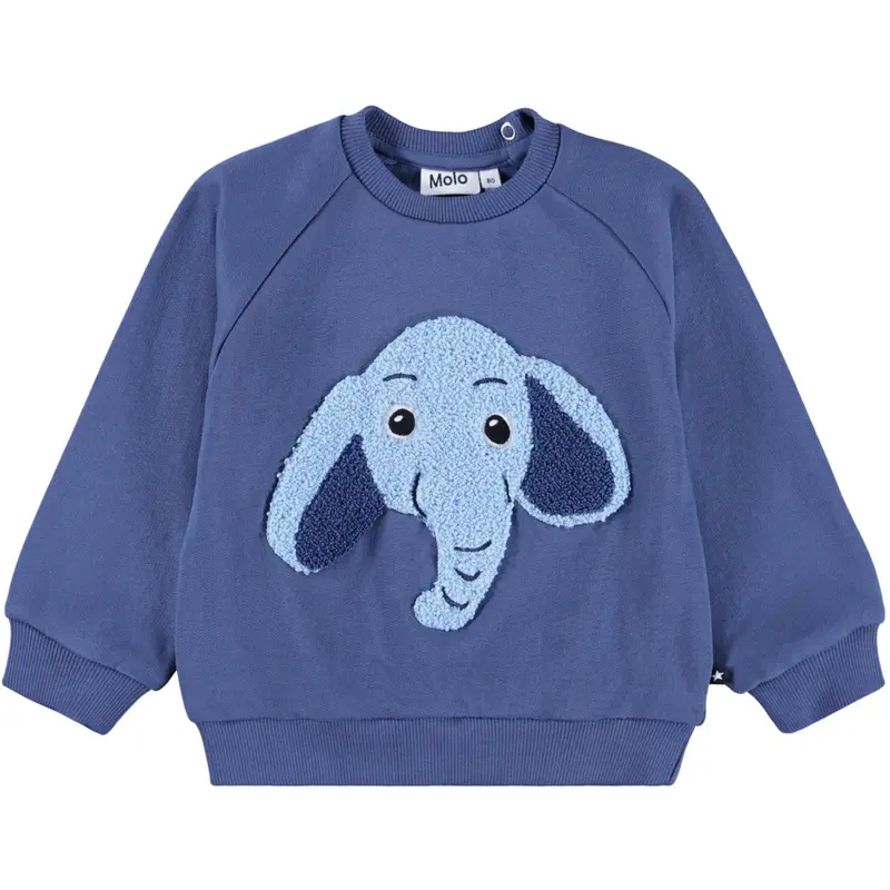 Molo Toy Elephant Disc Sweatshirt 1