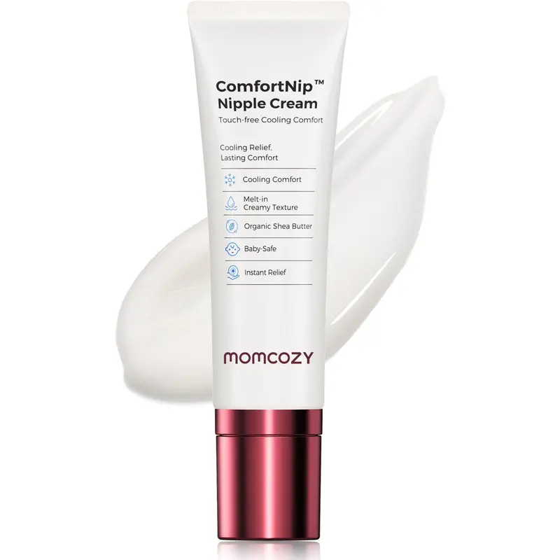 Momcozy 100% Natural Nipple Cream, Vegan Lanolin-Free Nipple Butter 1