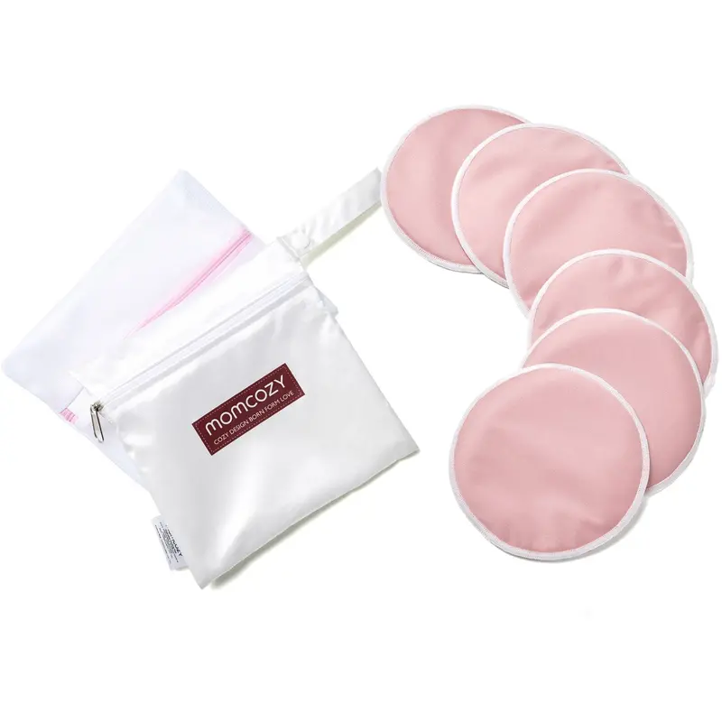 Momcozy Natural Reusable Nursing Pads 14-Pack Thin 1